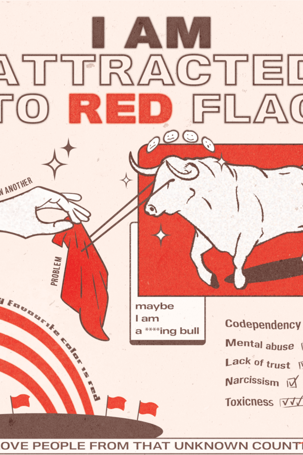 Red Flag Poster Design